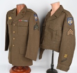 WWII US AIR CORPS TROOP CARRIER UNIFORM GROUP WW2