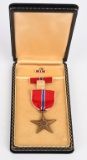 CASED & NAMED BRONZE STAR CLEVELAND OHIO WW2