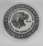 QUEEN'S CHERRY TOOTH PASTE POT CIRCA 1880's