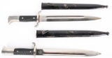 WWII NAZI GERMAN DRESS BAYONET LOT OF 2 WW2