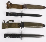 2 SOUTH KOREAN ISSUE M1 CARBINE BAYONETS