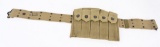 WWII US ARMY PISTOL BELT W/ THOMPSON AMMO POUCH