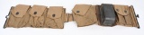 WWI US BAR AMMO BELT W/ METAL BUTT PLATE HOLDER