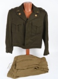 WWII US ARMY NAMED COLONEL UNIFORM THEATER MADE