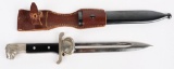 WWII SWEDISH DRESS BAYONET W/ SCABBARD & FROG WW2