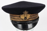 WWII ITALIAN OFFICERS AIR FORCE VISOR HAT WW2