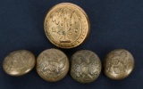 CIVIL WAR SOUTH CAROLINA & FEDERAL BUTTON LOT