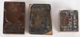 WWII NAZI GERMAN DAGGER PRINTING BLOCKS EICKHORN