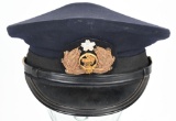 WWII JAPANESE NAVAL OFFICER VISOR HAT