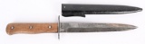 WWII NAZI GERMAN CLOSE COMBAT TRENCH BOOT KNIFE