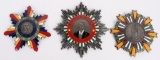 LOT OF 3 CHINESE WARLORD MEDALS OR ORDERS