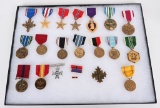 WWII THRU VIETNAM US MEDAL COLLECTION LOT OF 18