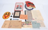WWII NAZI GERMAN & POST SOVIET PAPER W MEDALS