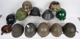 MILITARY HELMET LOT US GERMAN RUSSIAN SWISS DANISH