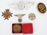 WWII NAZI GERMAN ADOLF HITLER MEDAL DAF BADGE NSKK