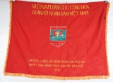 PEOPLES ARMY OF VIETNAM BATTLE FLAG 1967 BANNER