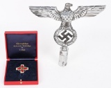 WWII REPRO NSDAP POLE TOP & FIRE BRIGADE MEDAL WW2