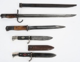 WWII NAZI JAPANESE BAYONET CAMP KNIFE LOT WW2