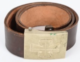 WWII NAZI GERMAN ATHLETIC BELT W/ BUCKLE WW2