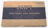 WWII US JAN#1 UNIFORMS AND INSIGNIA BOOK WW2