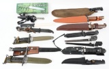 MILITARY FIGHTING KNIFE LOT US SWISS BRITISH