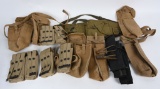 BRITISH MILITARY POUCH LOT WW1 WWII thru 1980s