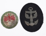 WWII NAZI GERMAN LOT NAVY RATE SHOOTING AWARD WW2