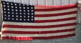 WWII US AMERICAN FLAG LOT OF 2 USN ENSIGN WW2