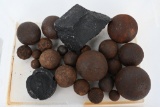 CIVIL WAR CANISTER SHOT & GRAPESHOT LOT ARTILLERY