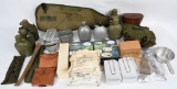 US MILITARY FIELD GEAR LOT BINOCULARS CANTEENS