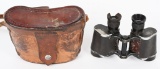 CASED 6 X 30 POWER ISSUE FIELD BINOCULARS