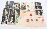 WWII NAZI GERMAN ADOLF HITLER POSTCARD LOT W OTHER