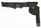 MILLS WOVEN BLUE EAGLE SNAP NAVY  HOLSTER/ BELT