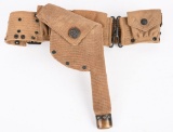 USMC MILLS M1912 EAGLE SNAP HOLSTER + PISTOL BELT