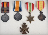 BRITISH MEDAL LOT QUEENS SOUTH AFRICA GREEK ITALY