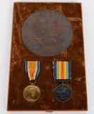 WW1 BRITISH DEATH PENNEY MEDAL ROYAL ARTILLERY