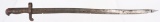 CIVIL WAR M-1862 MERRILL NAVY RIFLE BAYONET 1862