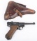 DWM 1916 WW1 P-08 LUGER W/ HOLSTER