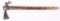 US MOTIF DECORATED PIPE TOMAHAWK