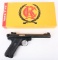 BOXED 1982 RCA RUGER MARK II TARGET PISTOL