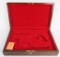 NOS COLT WALNUT DOUBLE GUN CASE FOR OFFICERS 7.5