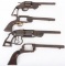 LOT (4) CIVIL WAR REVOLVERS