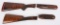 (2) STOCK SETS. WINCHESTER MODEL 21 & AMERICAN 20