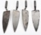 LOT OF 4 1873 TROWEL BAYONETS FOR 45-70 TRAPDOORS