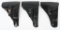 LOT (3) P-38 MILITARY STYLE HOLSTERS
