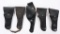 LOT (5) MILITARY TYPE US HOLSTERS