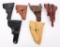LOT (5) EUROPEAN MILITARY HOLSTERS