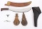 US COLT S&W HOLSTER, COLLINS MACHETE, FLASKS