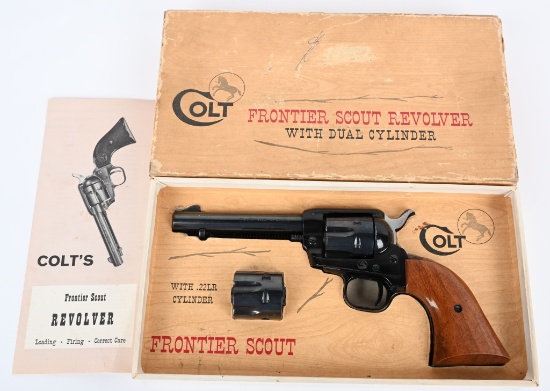 COLT "P" SERIES 62 FRONTIER SCOUT 22/22MAG W BOX