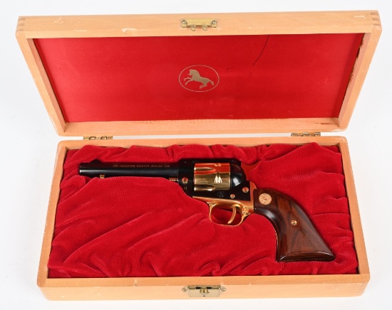 CASED COLT OKLAHOMA DIAMOND JUBILEE SCOUT REVOLVER